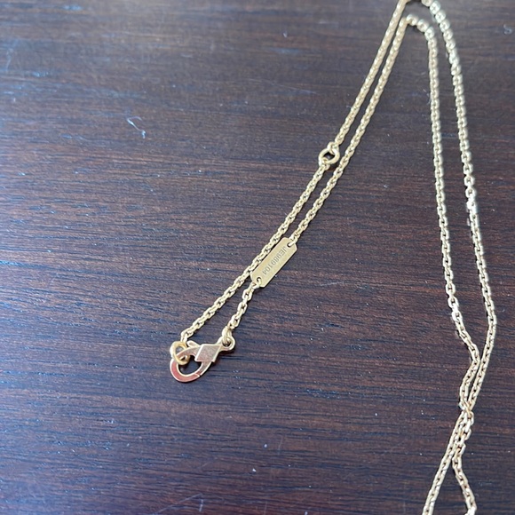 VAN CLEEF & ARPELS BROWN SMALL ALHAMBRA 2020 DIAMOND NECKLACE - Picture 4 of 5